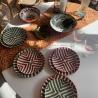 ASSIETTE DESSERT "AMUSE" BRUN D22