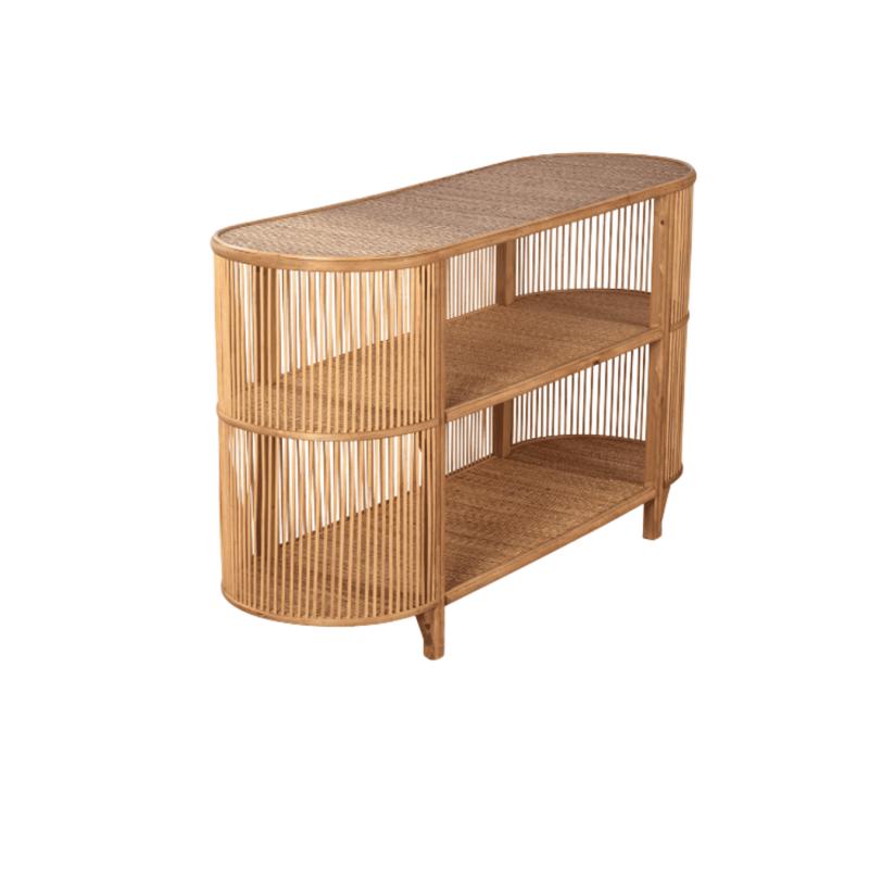 Console Roméo rotin