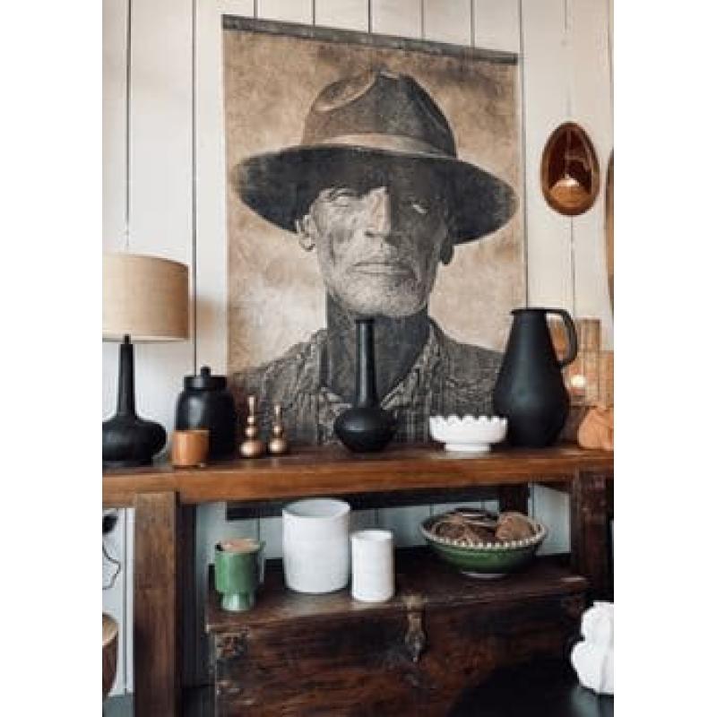 AFFICHE ALFONZ "PAYSAN ETHIOPIEN"