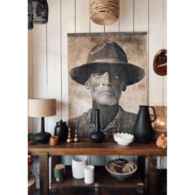 AFFICHE ALFONZ "PAYSAN ETHIOPIEN"