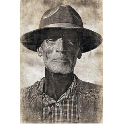 PANNEAU 90X120 "FERMIER ETHIOPIEN"