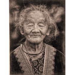 CADRE 60X80 "FEMME D'ASIE"