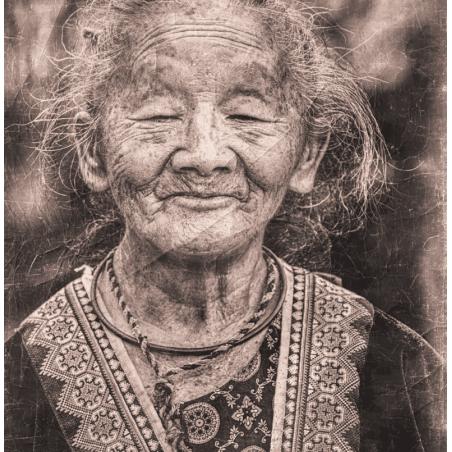 CADRE 60X80 "FEMME D'ASIE"