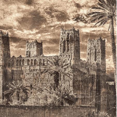 AFFICHE B 60X60 COLLECTION "LES KASBAHS"