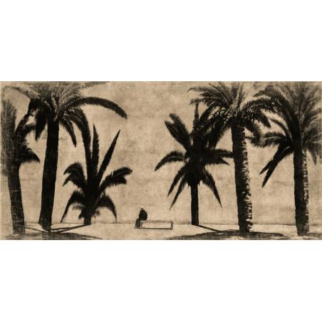 AFFICHE 200X100 "ESSAOUIRA - PLACE DU MECHOUAR"