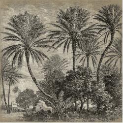 AFFICHE 120X120 "PAYSAGE D'ORIENT"