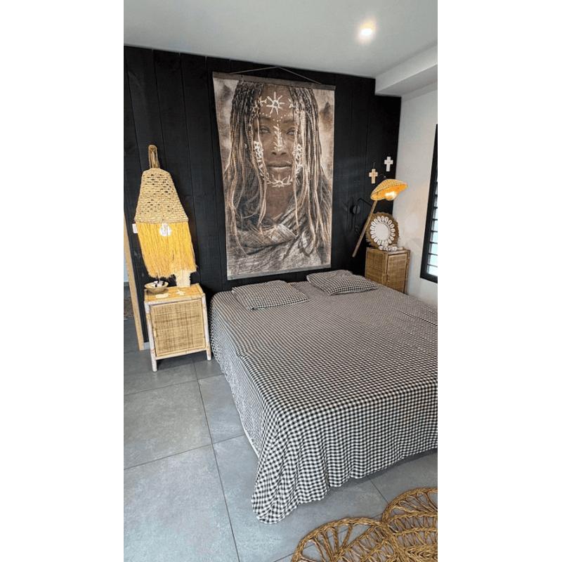 PANNEAU 120X180 "LA MARIEE DE MADAGASCAR"