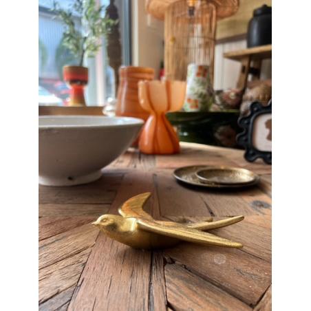 DECORATION OISEAU DORE