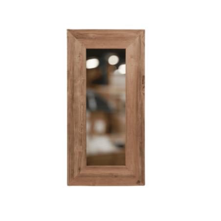 MIROIR DRIFT 120X60 TECK MASSIF RECYCLE