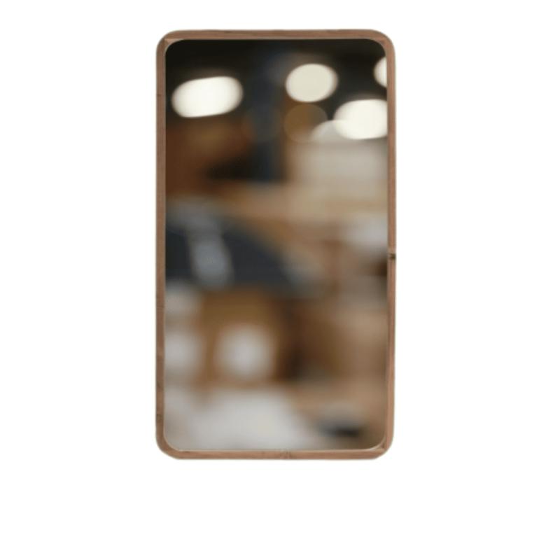 MIROIR GRANJA 90X50 TECK MASSIF RECYCLE