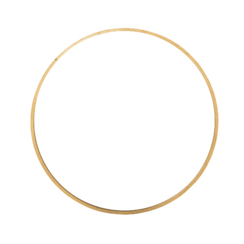 MIROIR "MONA" Ø110cm DORE BROSSE