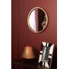 MIROIR "MONA" Ø30cm DORE BROSSE