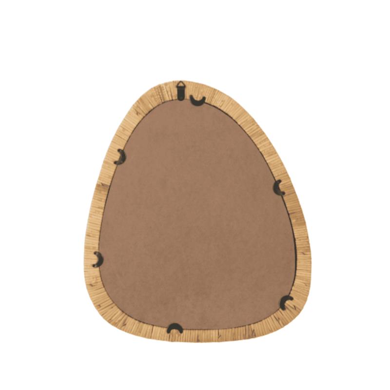 MIROIR ORGANIC 54X46.5 ROTIN