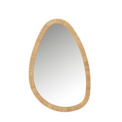 MIROIR ORGANIC 70X46 ROTIN