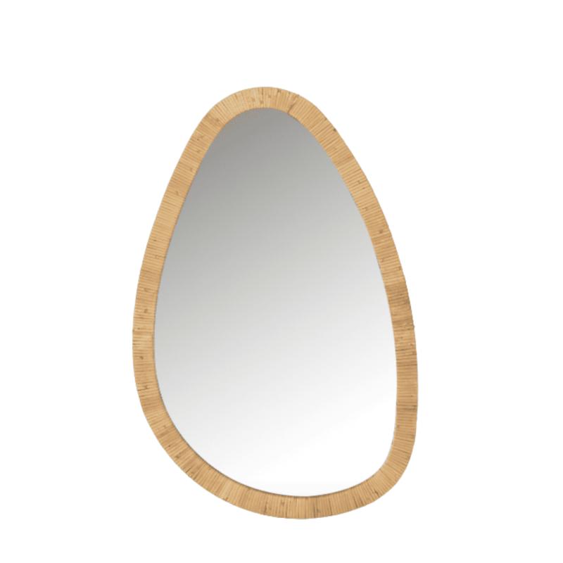 MIROIR ORGANIC 70X46 ROTIN