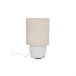 LAMPE "CORDOBA" S TERRE CUITE & LIN