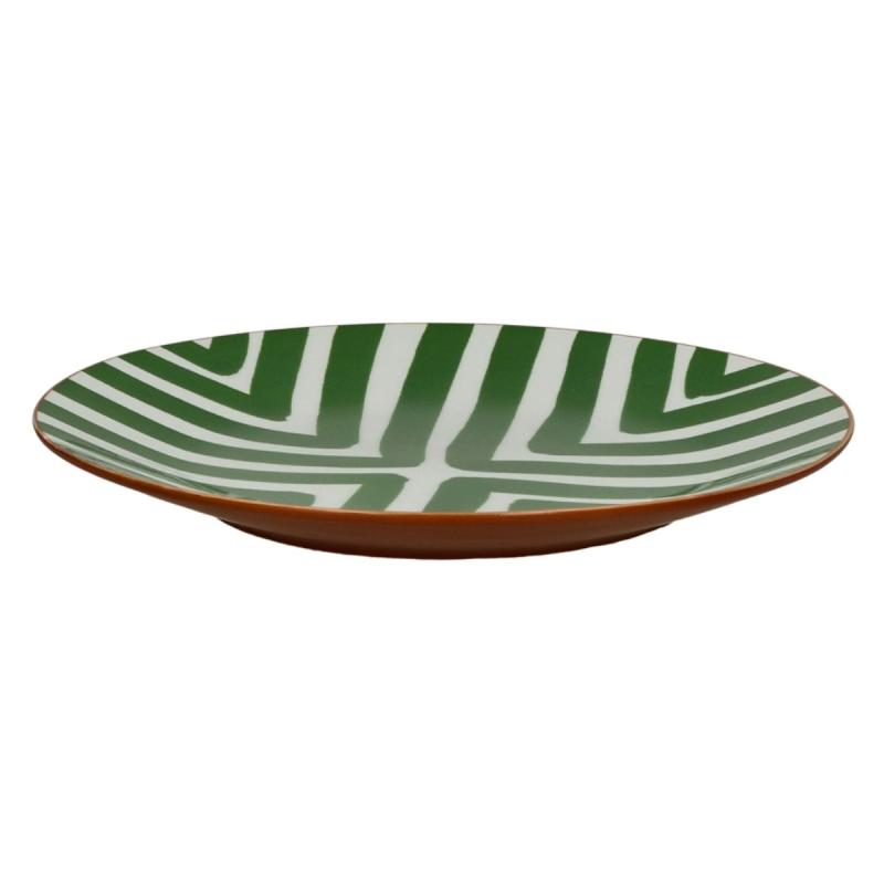 ASSIETTE PLATE "AMUSE" VERT D27
