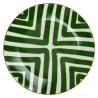 ASSIETTE PLATE "AMUSE" VERT D27
