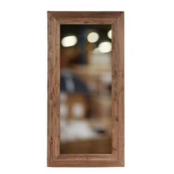 MIROIR DRIFT 90X60 TECK MASSIF RECYCLE