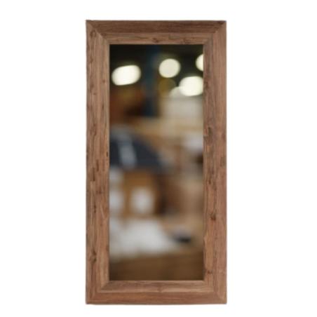 MIROIR DRIFT 90X60 TECK MASSIF RECYCLE