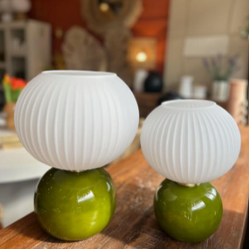 LAMPE ADONIS KAKI PETIT MODELE