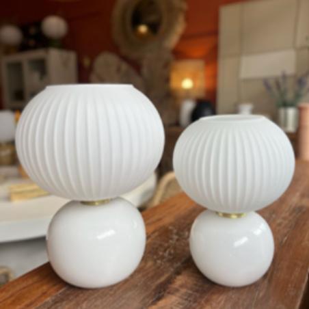 LAMPE ADONIS BLANCHE GRAND MODELE