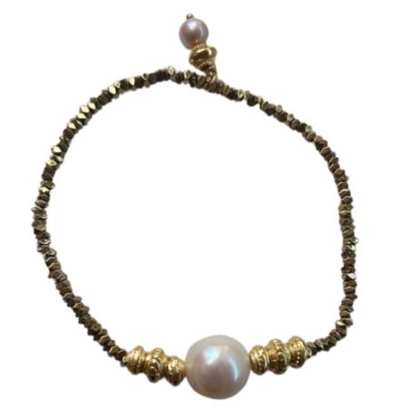 BRACELET TWIST 1 PEARL