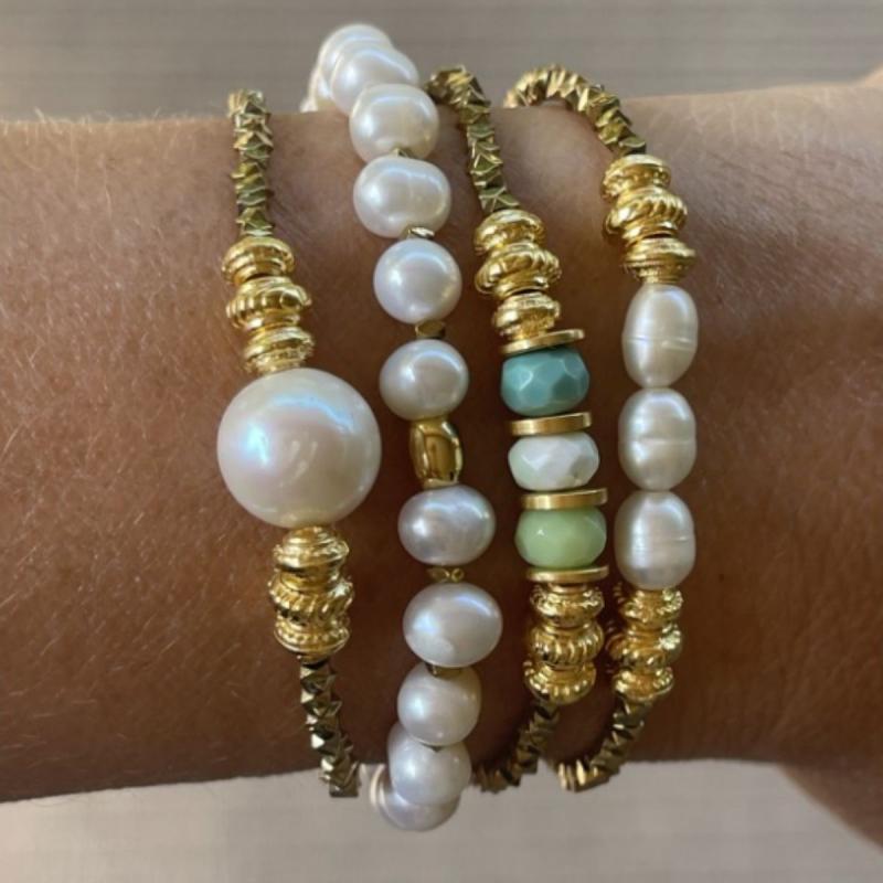 BRACELET TWIST 1 PEARL