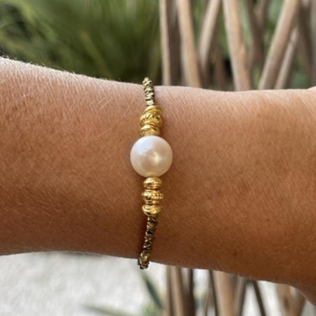 BRACELET TWIST 1 PEARL