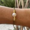 BRACELET TWIST 1 PEARL