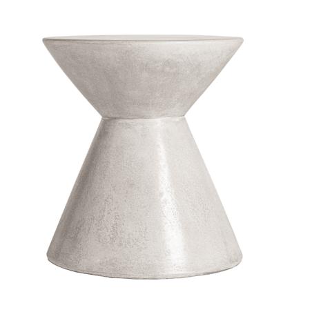 TABLE APPOINT CIMENT GRIS H48L43