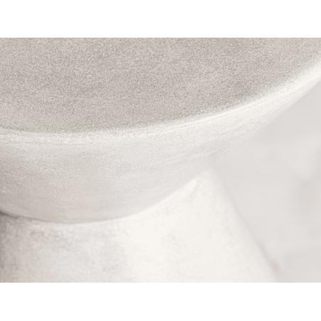 TABLE APPOINT CIMENT GRIS H48L43