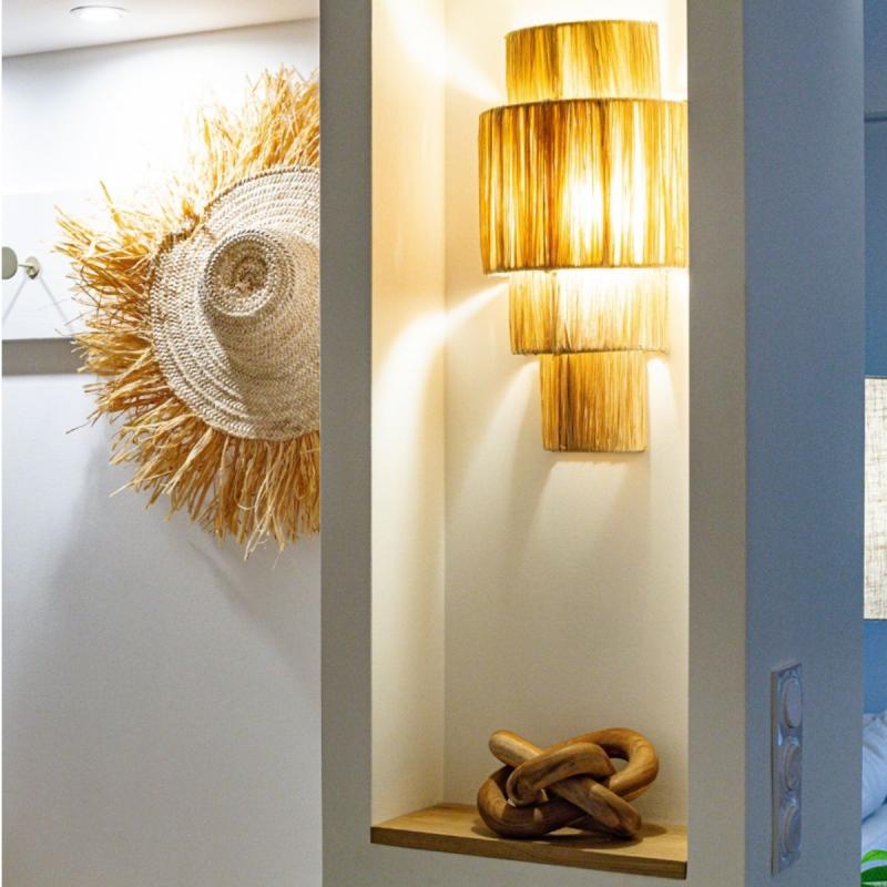 APPLIQUE RAPHIA H52XL25