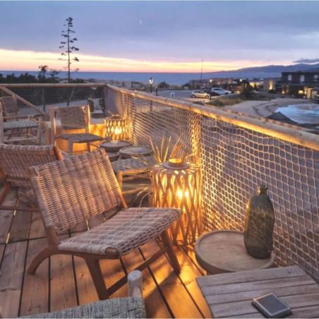 FAUTEUIL JUNE ROTIN TRESSE 