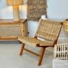 FAUTEUIL JUNE ROTIN TRESSE 