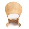 FAUTEUIL LINZO ROTIN AVEC COUSSIN
