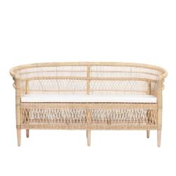 BANQUETTE ROTIN ET TECK