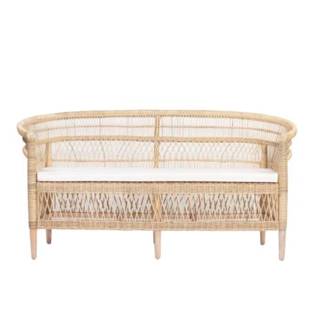 BANQUETTE ROTIN ET TECK