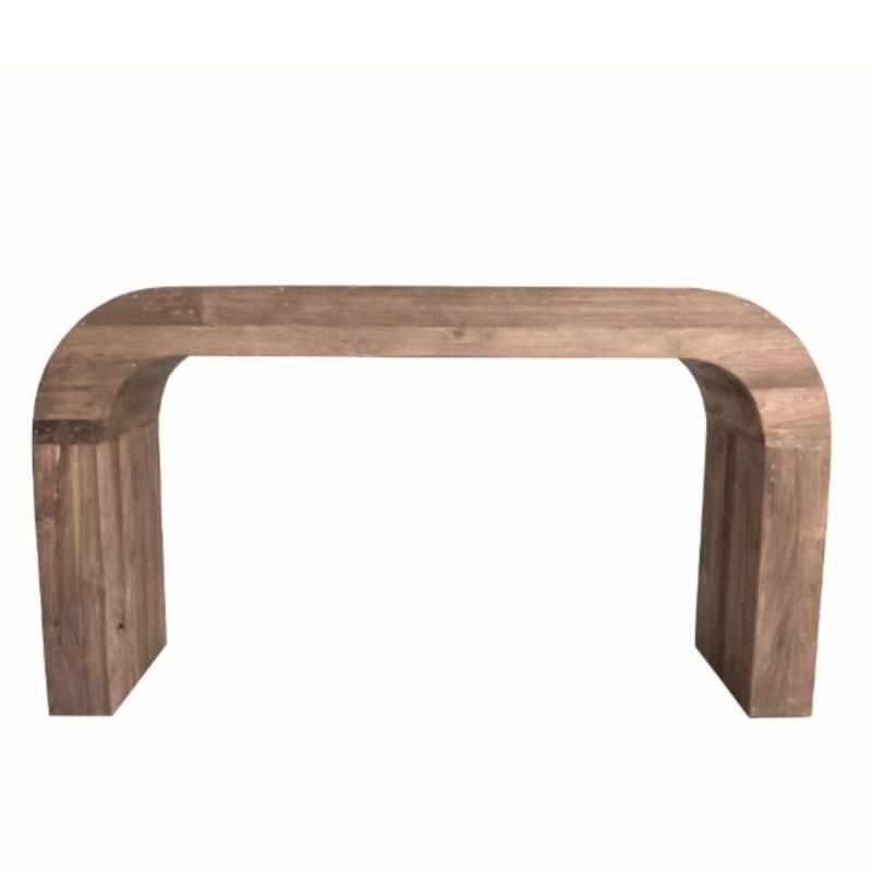 CONSOLE COMPTOIR TECK RECYCLE