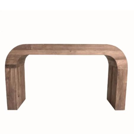 CONSOLE COMPTOIR TECK RECYCLE