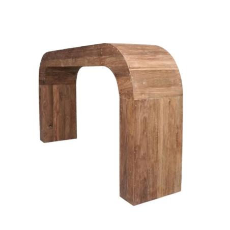 CONSOLE COMPTOIR TECK RECYCLE