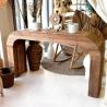 CONSOLE COMPTOIR TECK RECYCLE