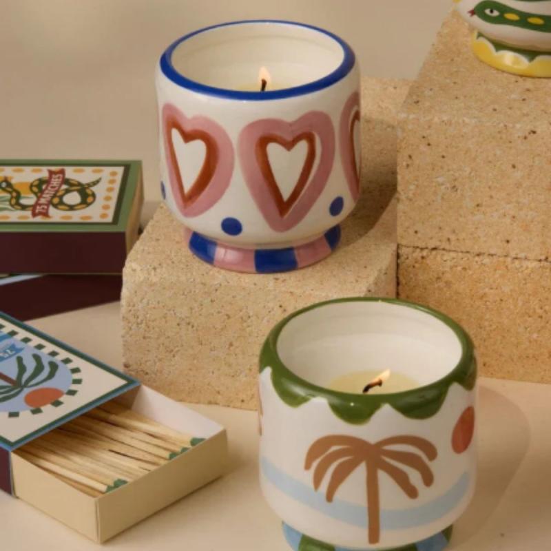 BOUGIE "HEART" CERAMIQUE