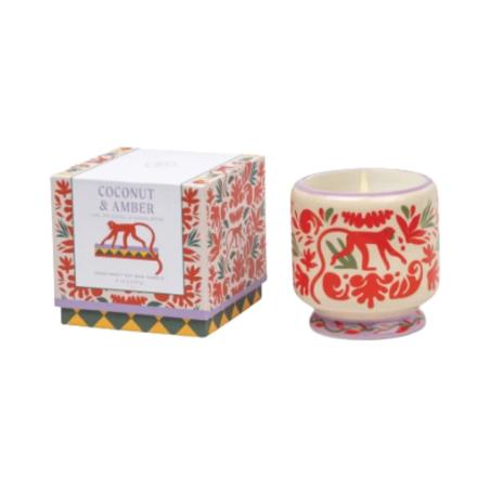 BOUGIE "JUNGLE" CERAMIQUE