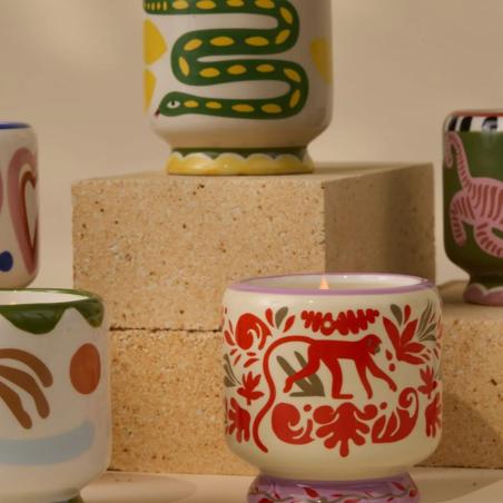 BOUGIE "SNAKE" CERAMIQUE