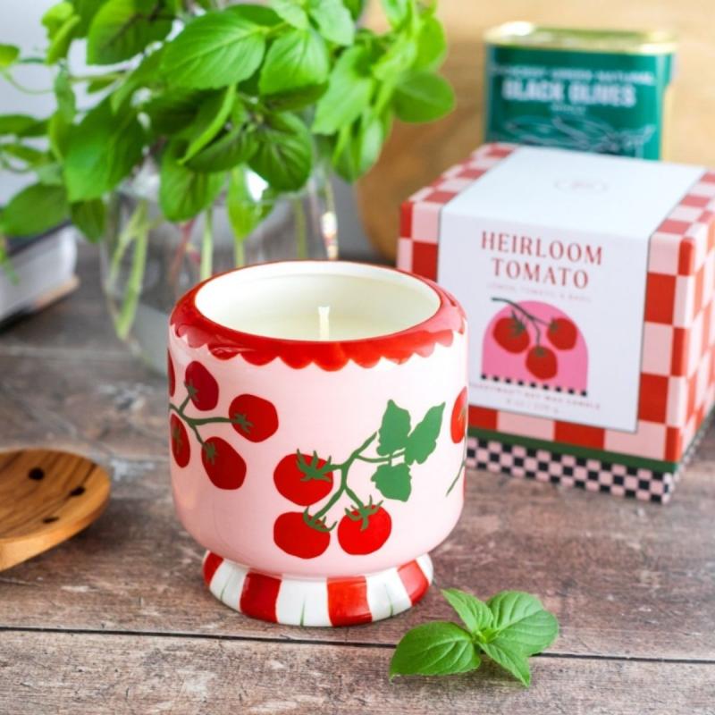 BOUGIE "TOMATO VINE" CERAMIQUE