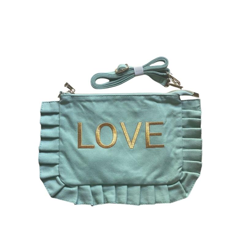 POCHETTE LOVE CELADON