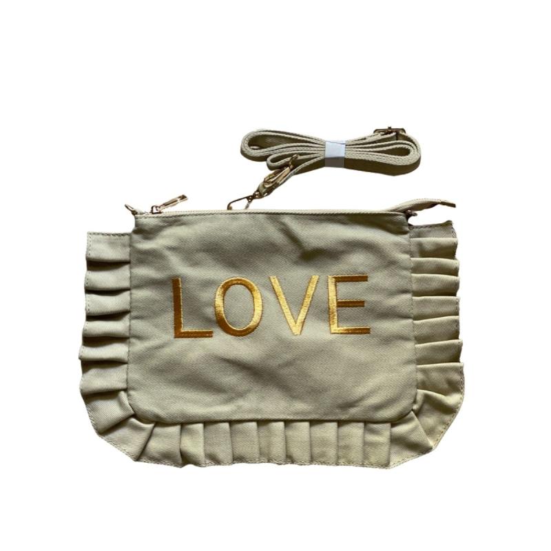 POCHETTE LOVE BEIGE