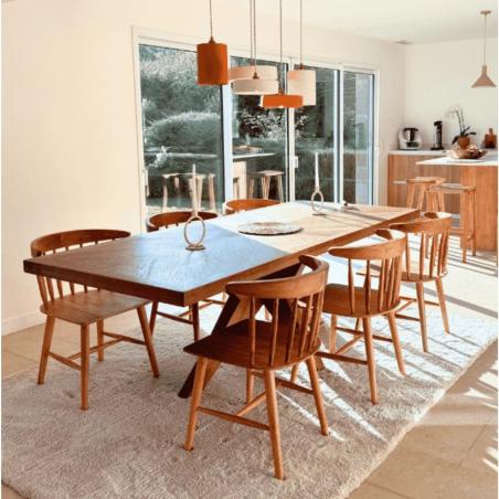 CHAISE EN TECK MASSIF