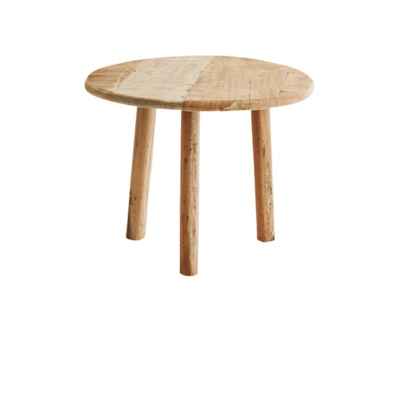 TABLE RONDE BOIS RECYCLE D45